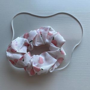 Pink Fruit Scrunchie